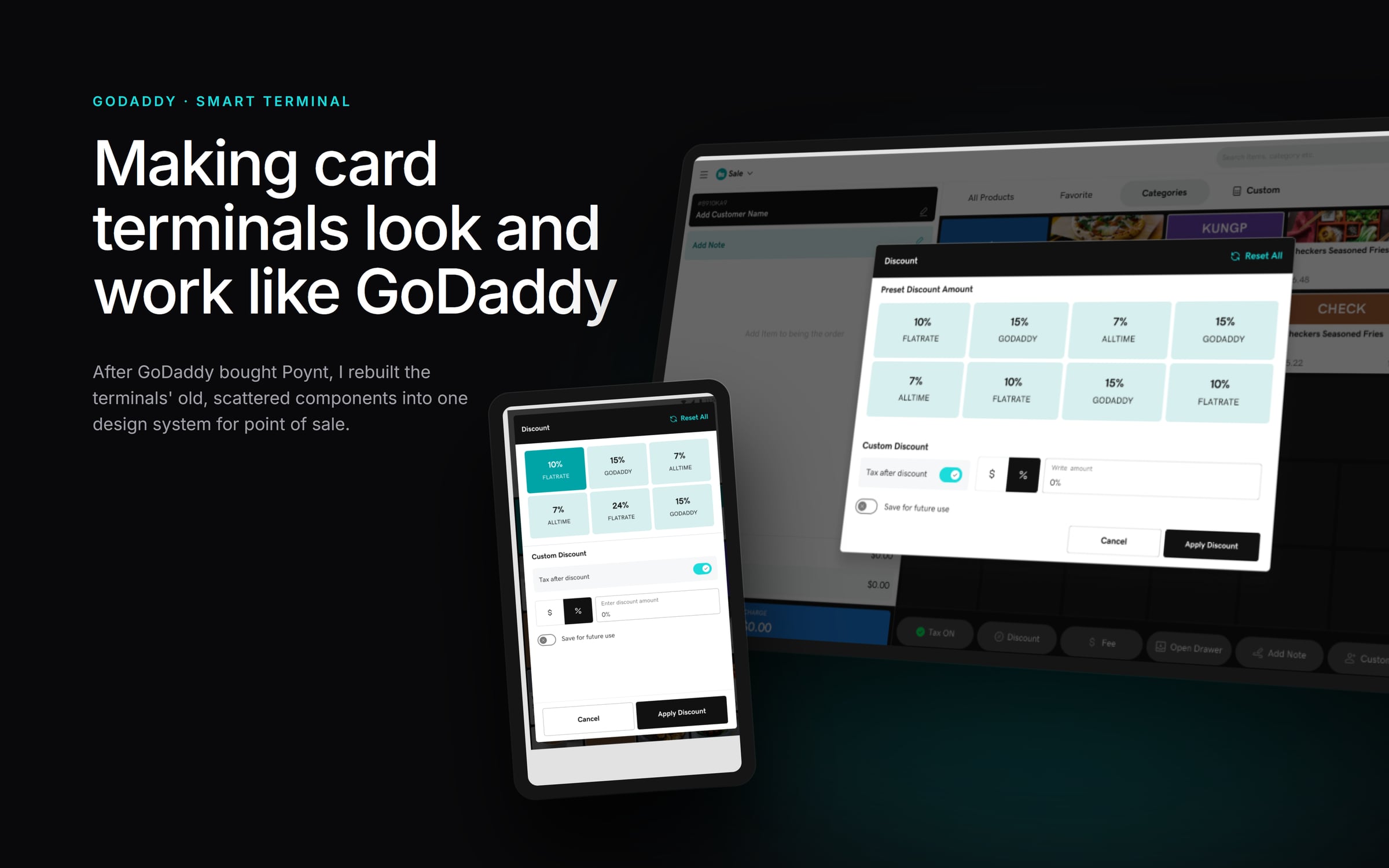 GoDaddy Smart Terminal: Making card terminals look and work like GoDaddy